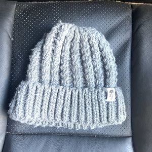 Gray North Face Beanie Women's